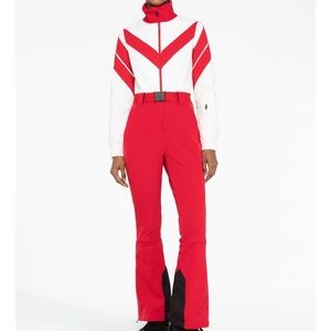 Perfect Moment Small
panelled belted straight-leg ski jumpsuit